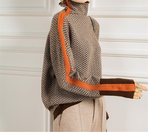 Sarah - Pull Haut Chic