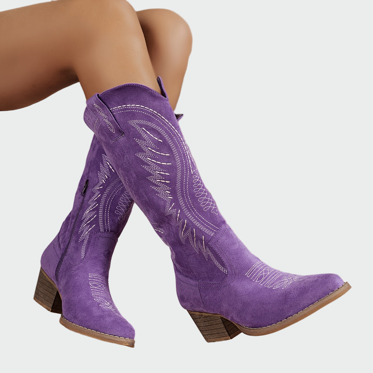 Anaïs - Bottes Cowboy Brodées