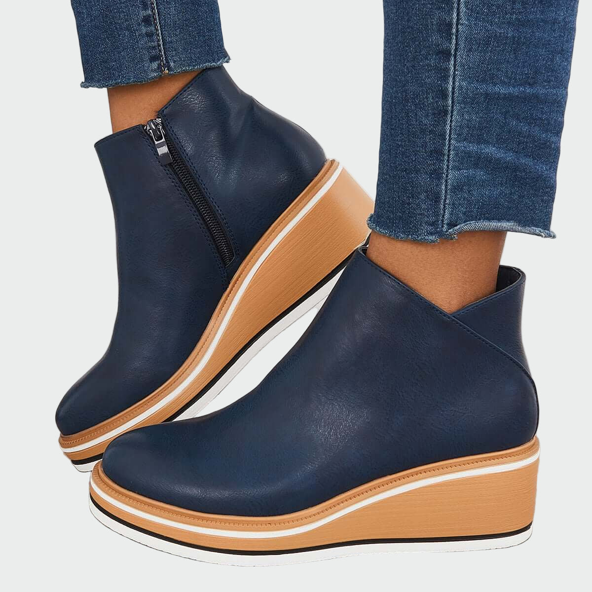 Maëlle - Bottines Cuir Plateforme