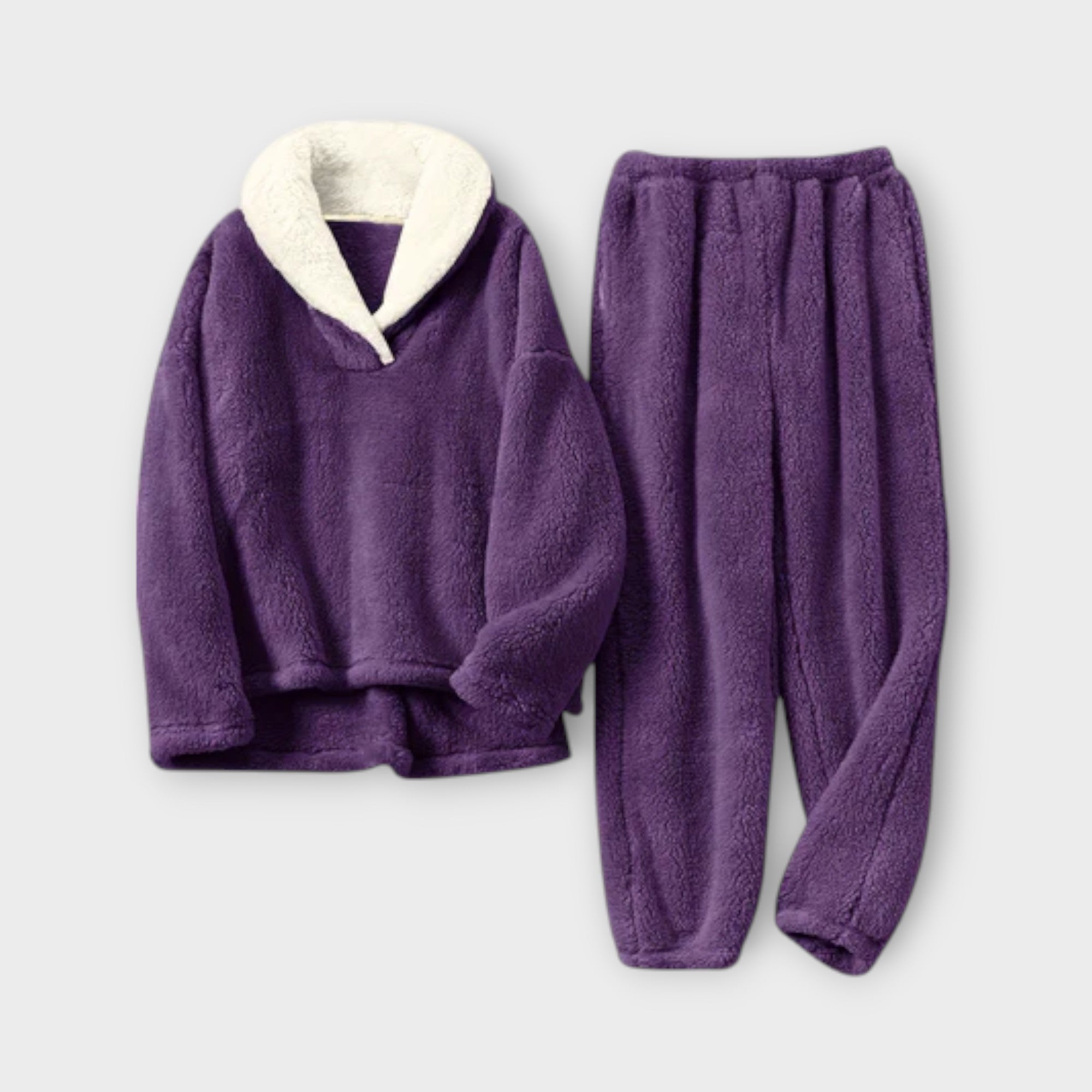Sarah - Ensemble Flanelle Élégant
