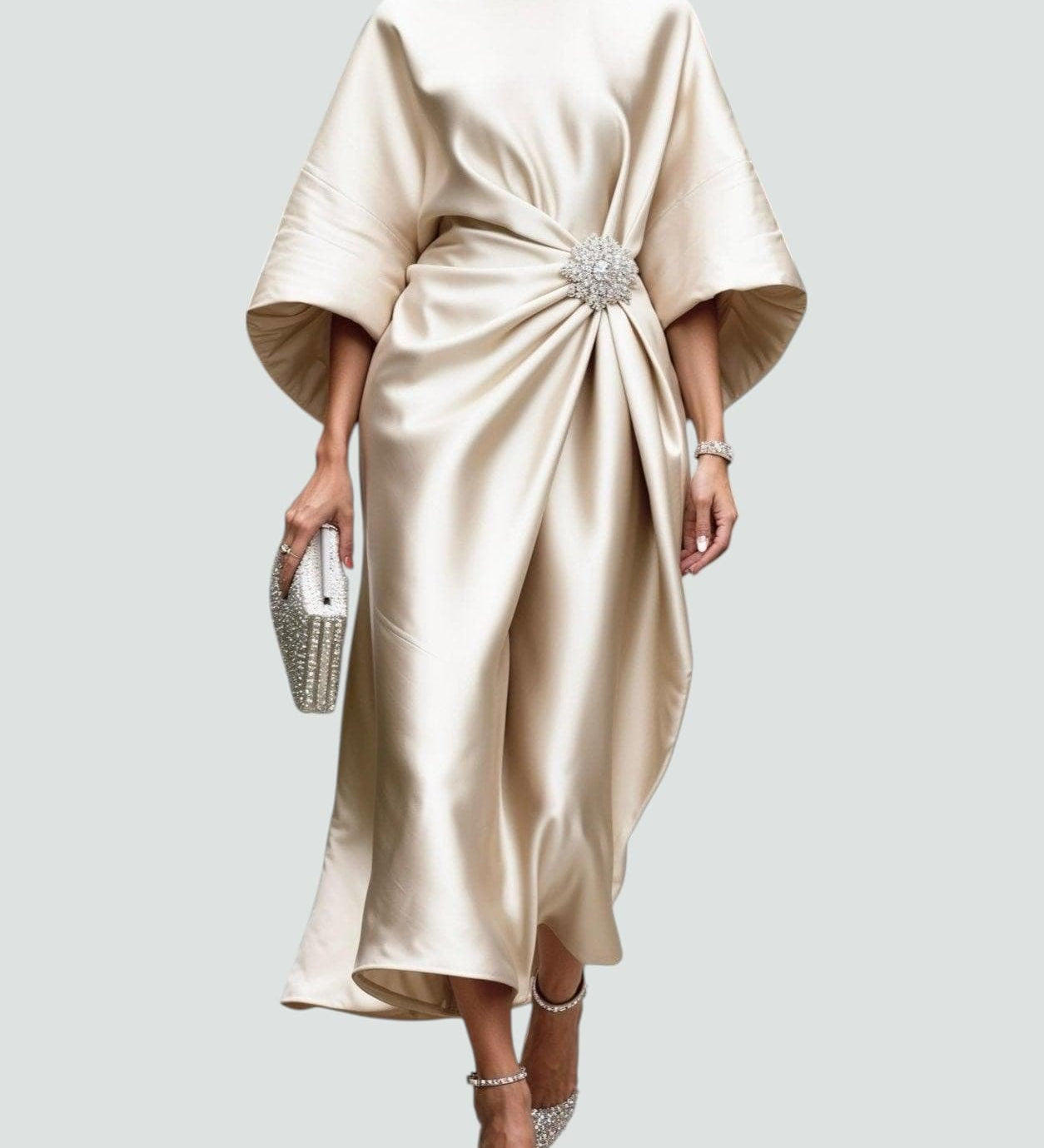 Inès - Robe Longue Élégante