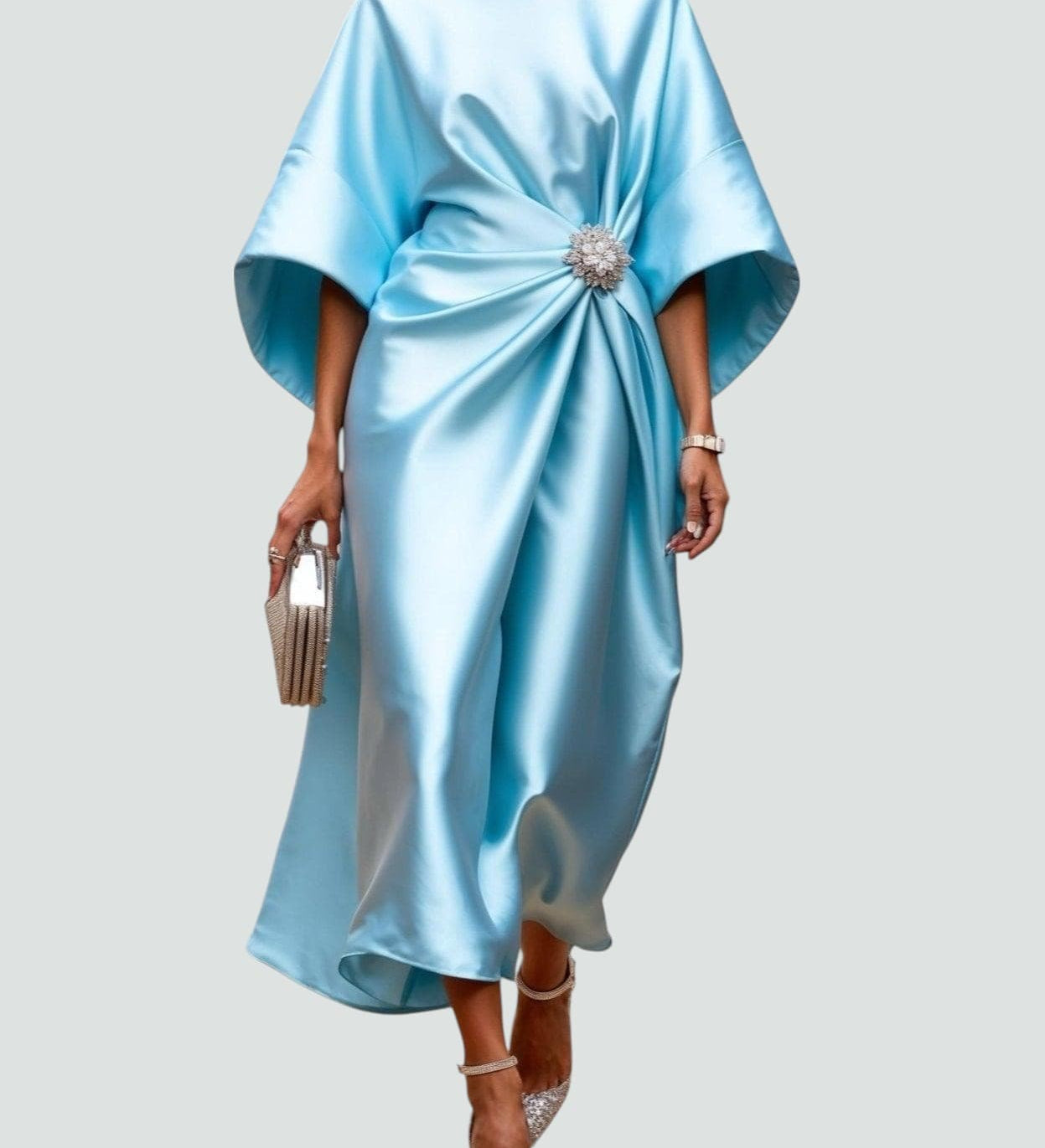 Inès - Robe Longue Élégante
