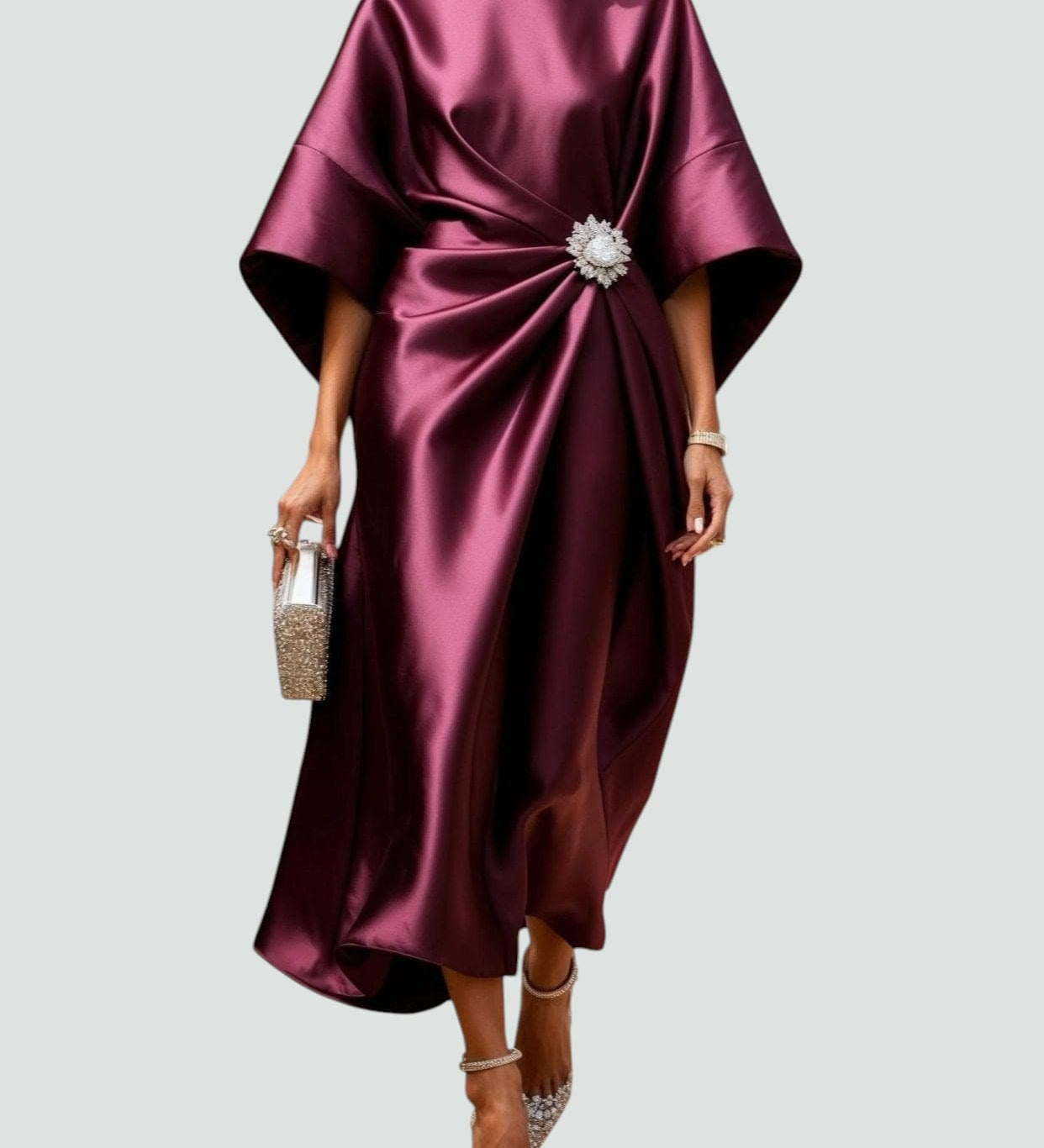 Inès - Robe Longue Élégante
