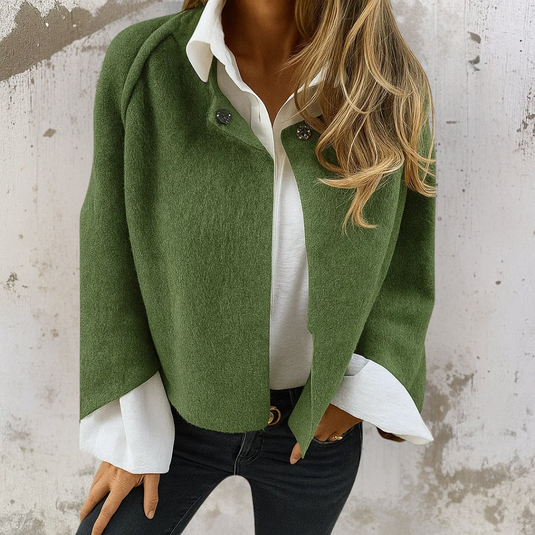 Justine - Manteau Court Élégant