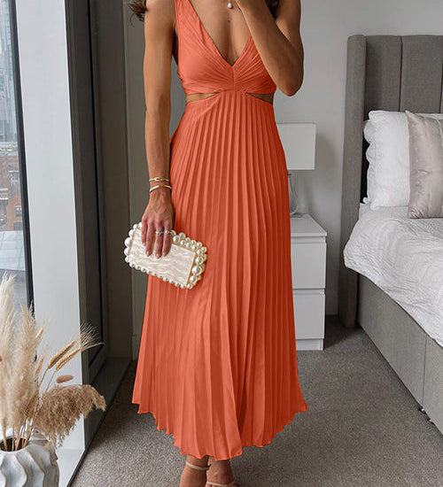 Anaïs - Robe Midi Sans Manches
