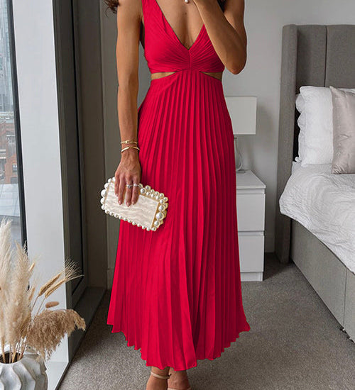 Anaïs - Robe Midi Sans Manches