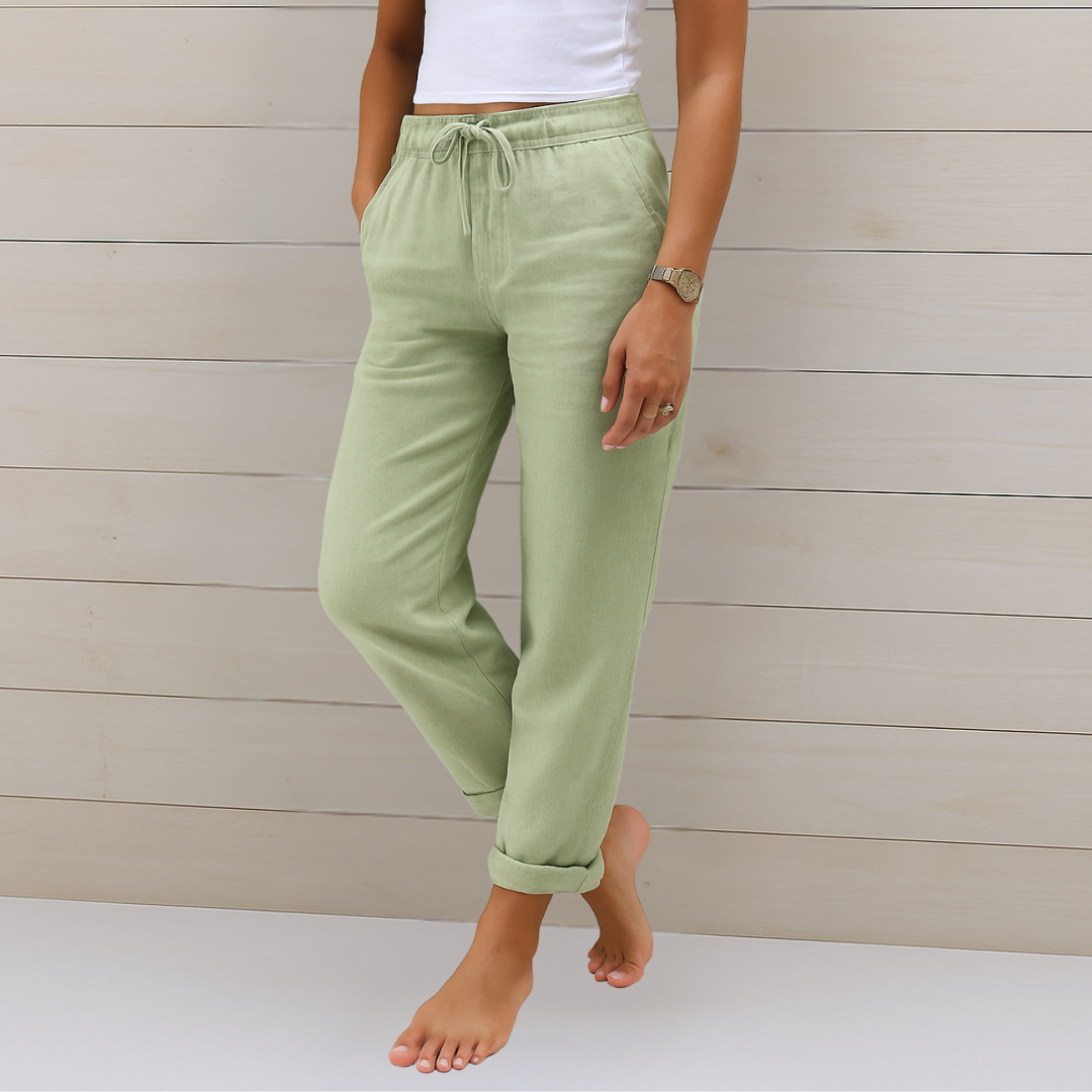Inès - Pantalons Légers Lin