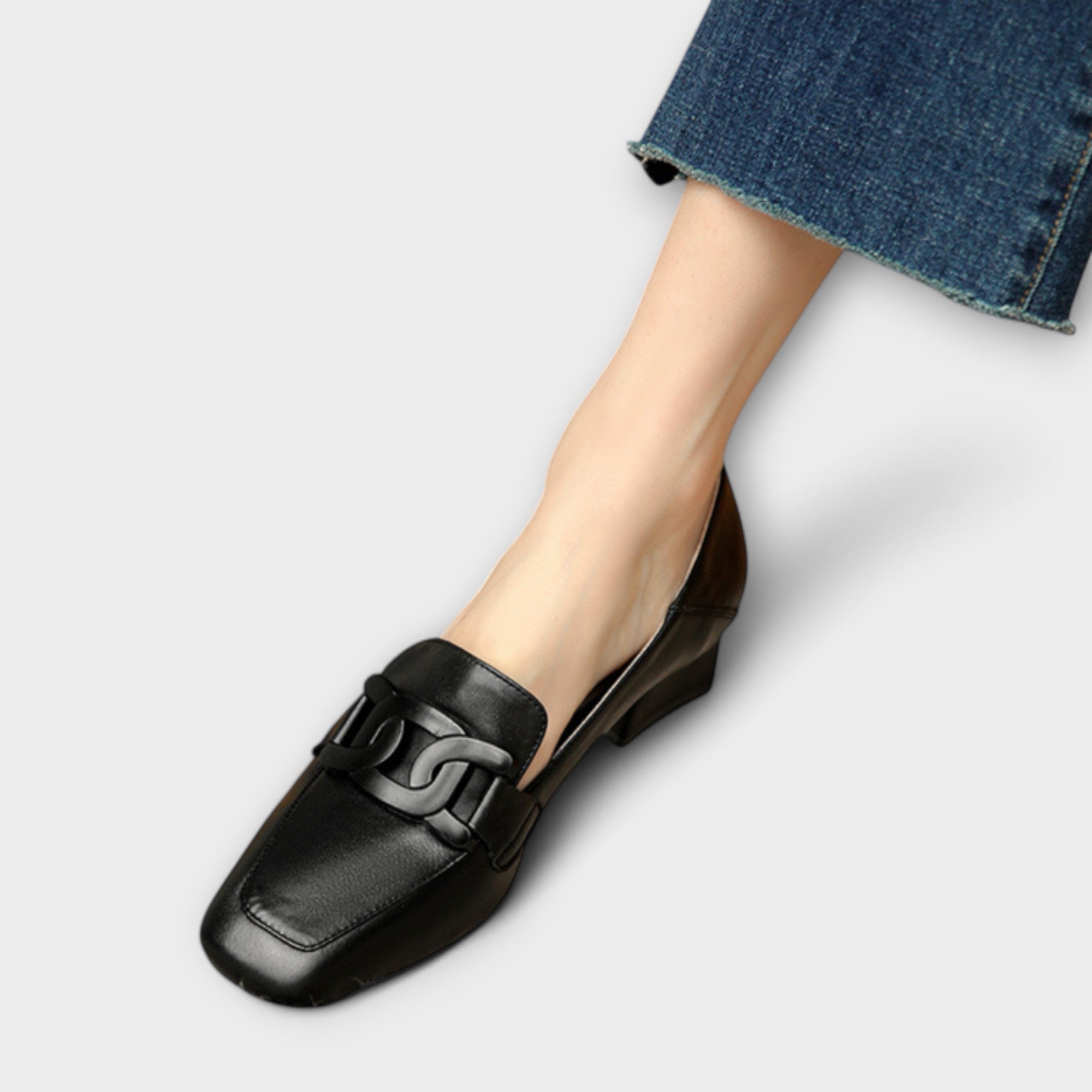Inès - Pantoufle Confort Cuir