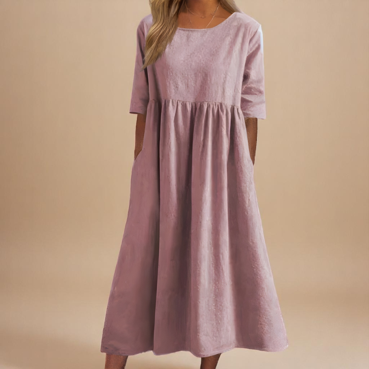 Anaïs - Robe Élégante Coton