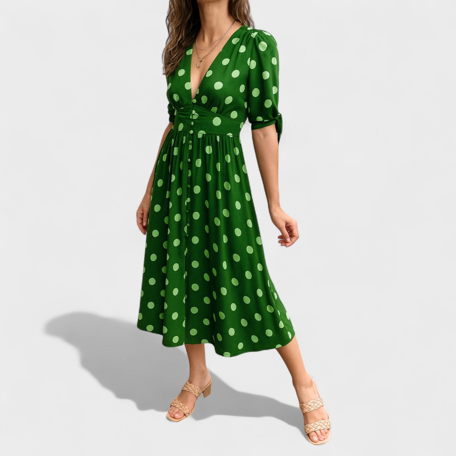 Margot - Robe Midi Pois