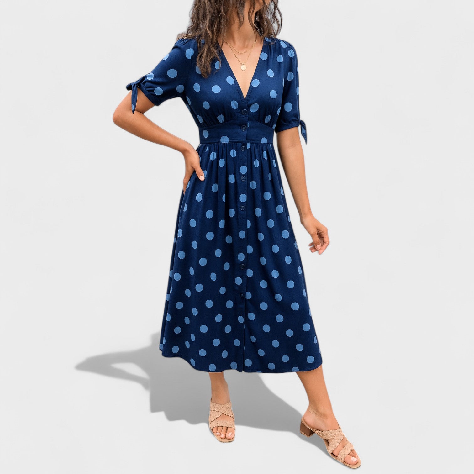 Margot - Robe Midi Pois