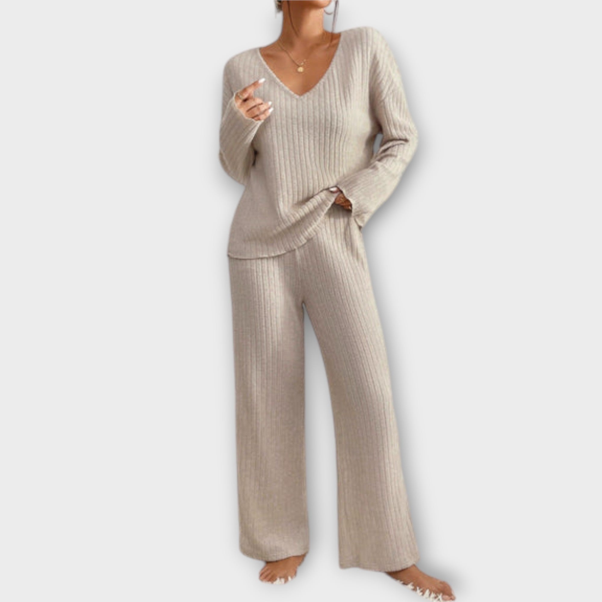 Clara - Ensemble Chic Côtelé