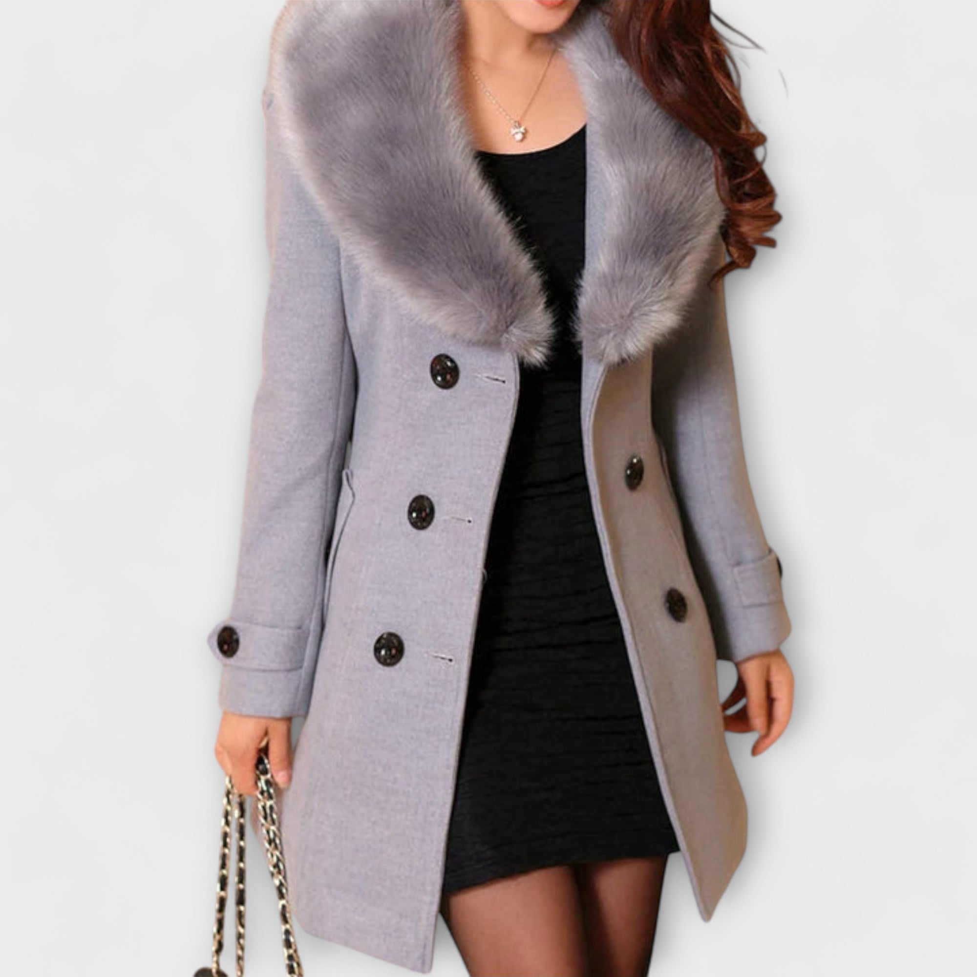 Justine - Manteau Élégant Chaud