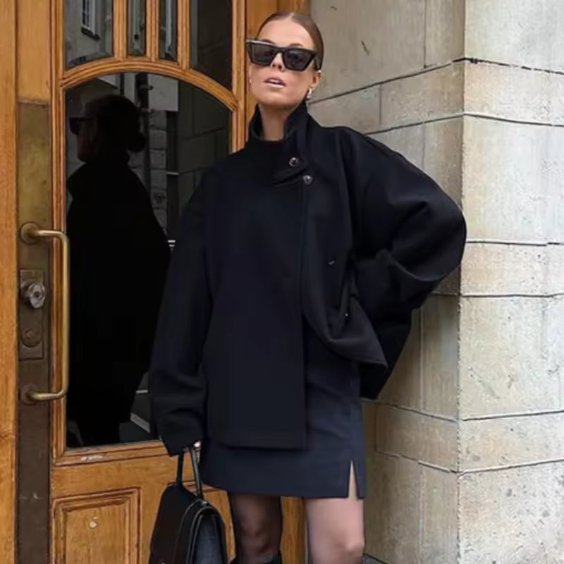 Élodie - Manteau Court Élégant