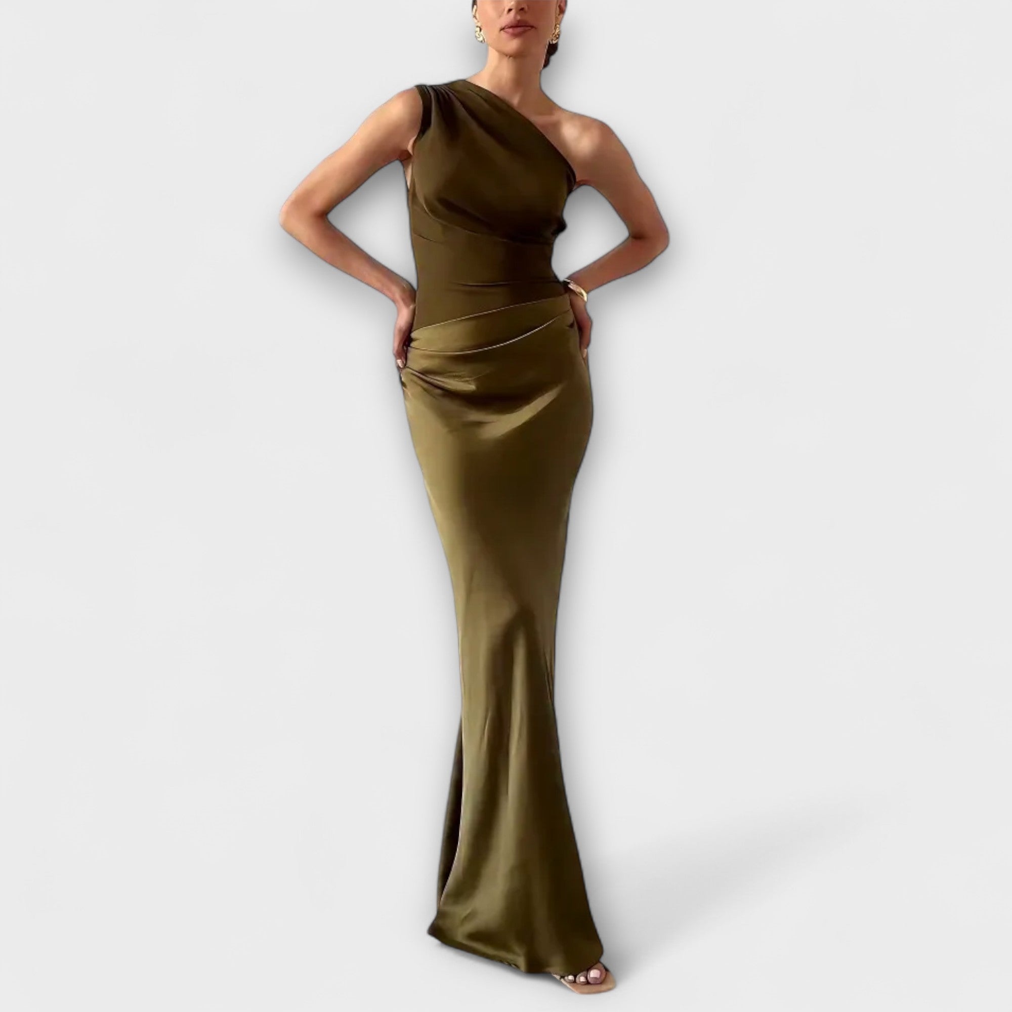Anaïs - Robe Asymétrique Satinée