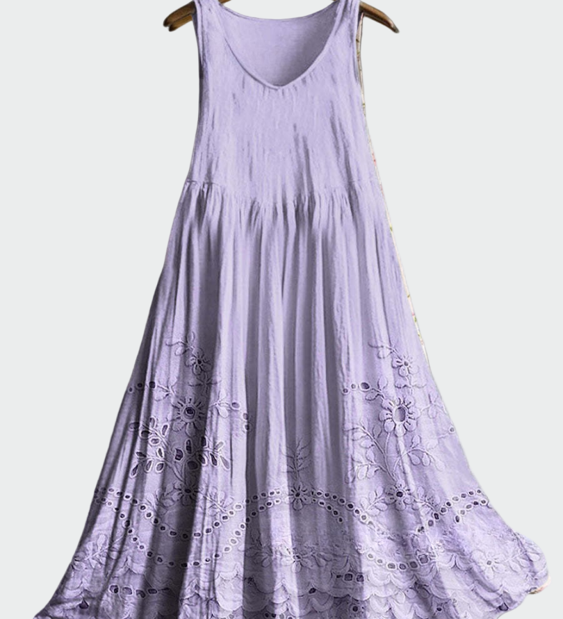 Inès - Robe Dentelle Anglaise