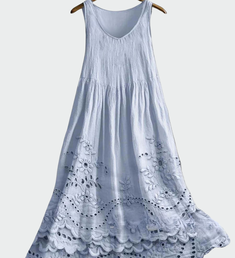 Inès - Robe Dentelle Anglaise