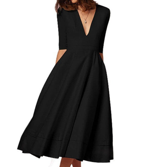 Clara - Robe Midi Élégante