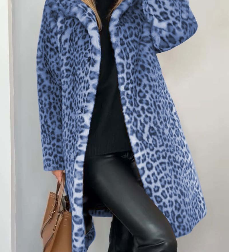 Clara - Manteau Léopard Élégant
