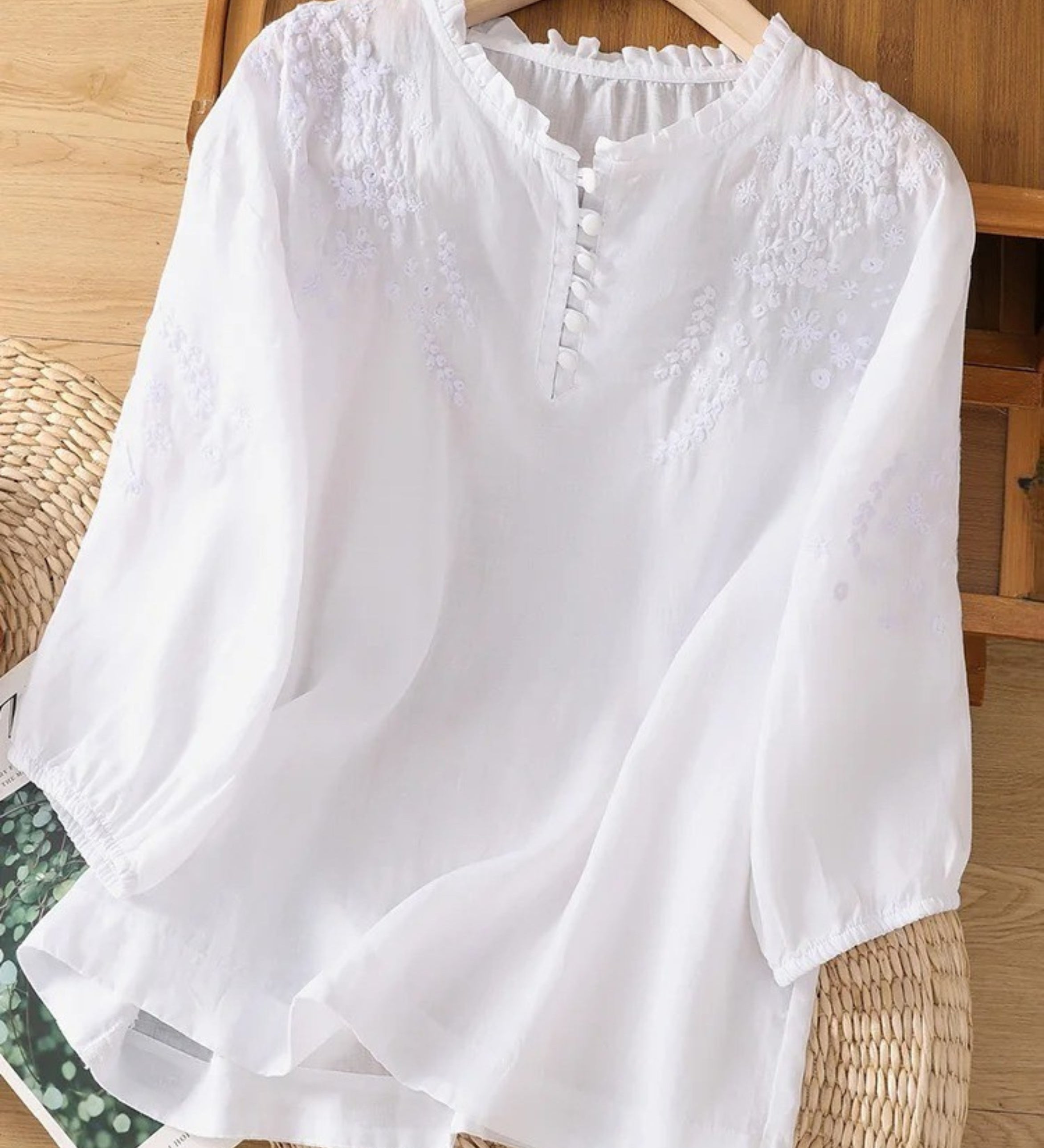 Clara - Blouse Chic Coton