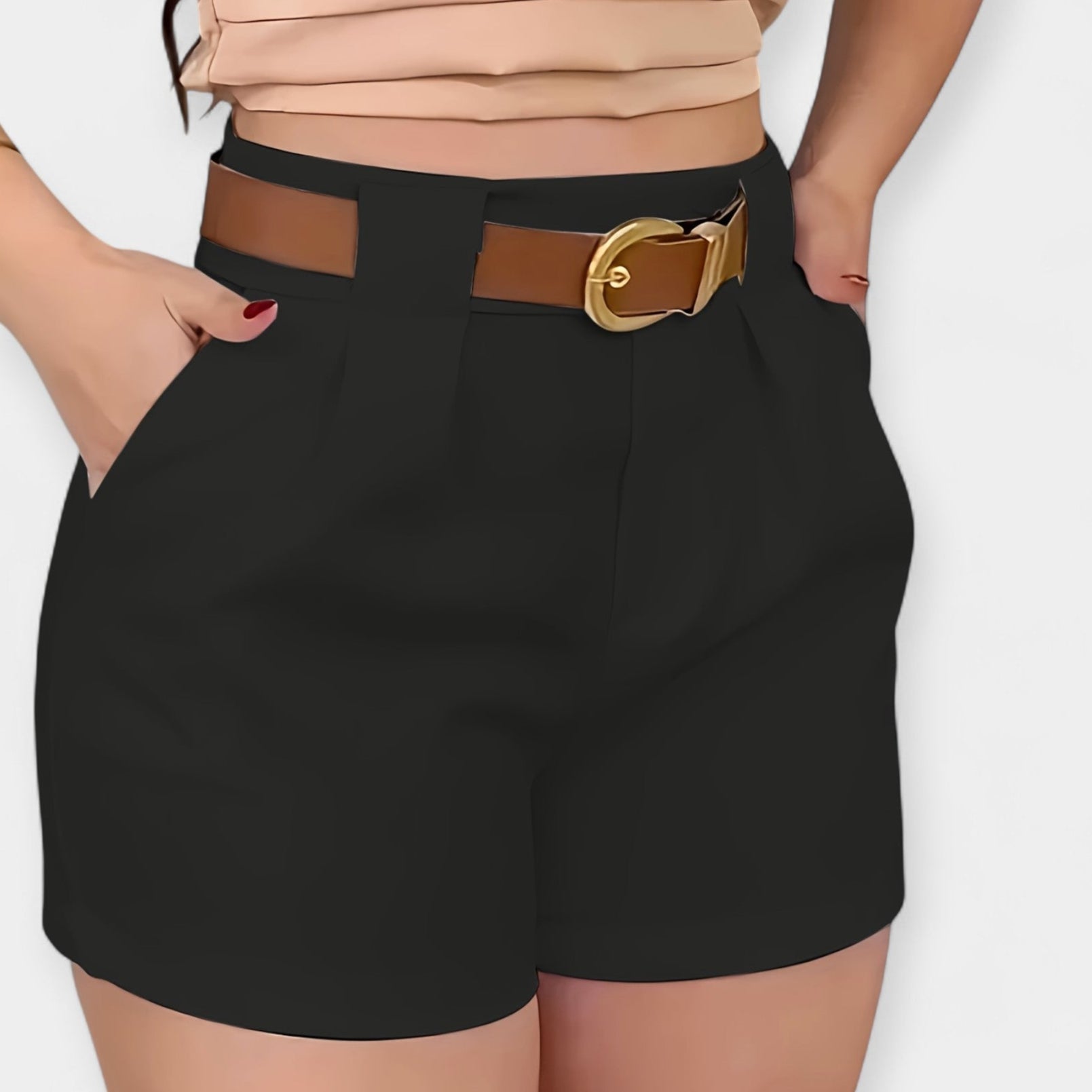 Anaïs - Shorts Plissés Élégants
