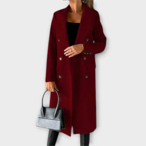 Céline - Manteau Laine Élégant
