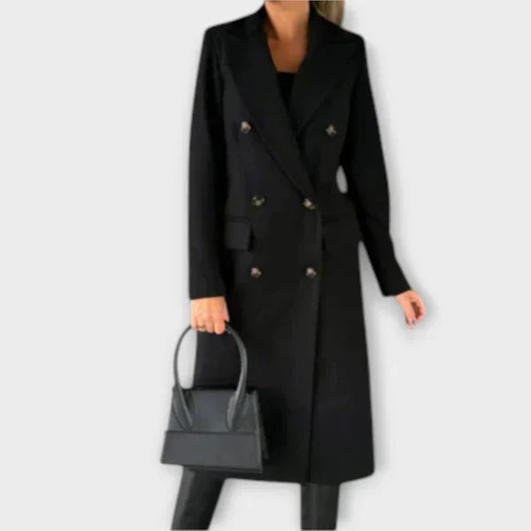 Céline - Manteau Laine Élégant