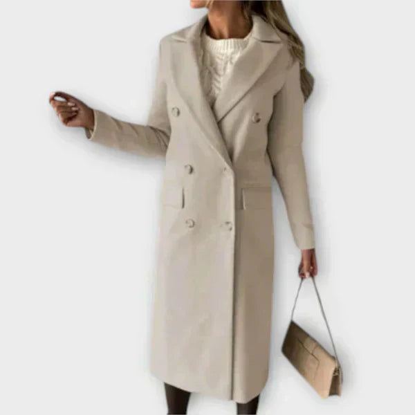Céline - Manteau Laine Élégant