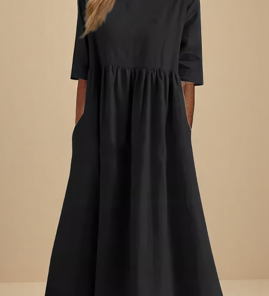 Inès - Robe Décontractée Coton