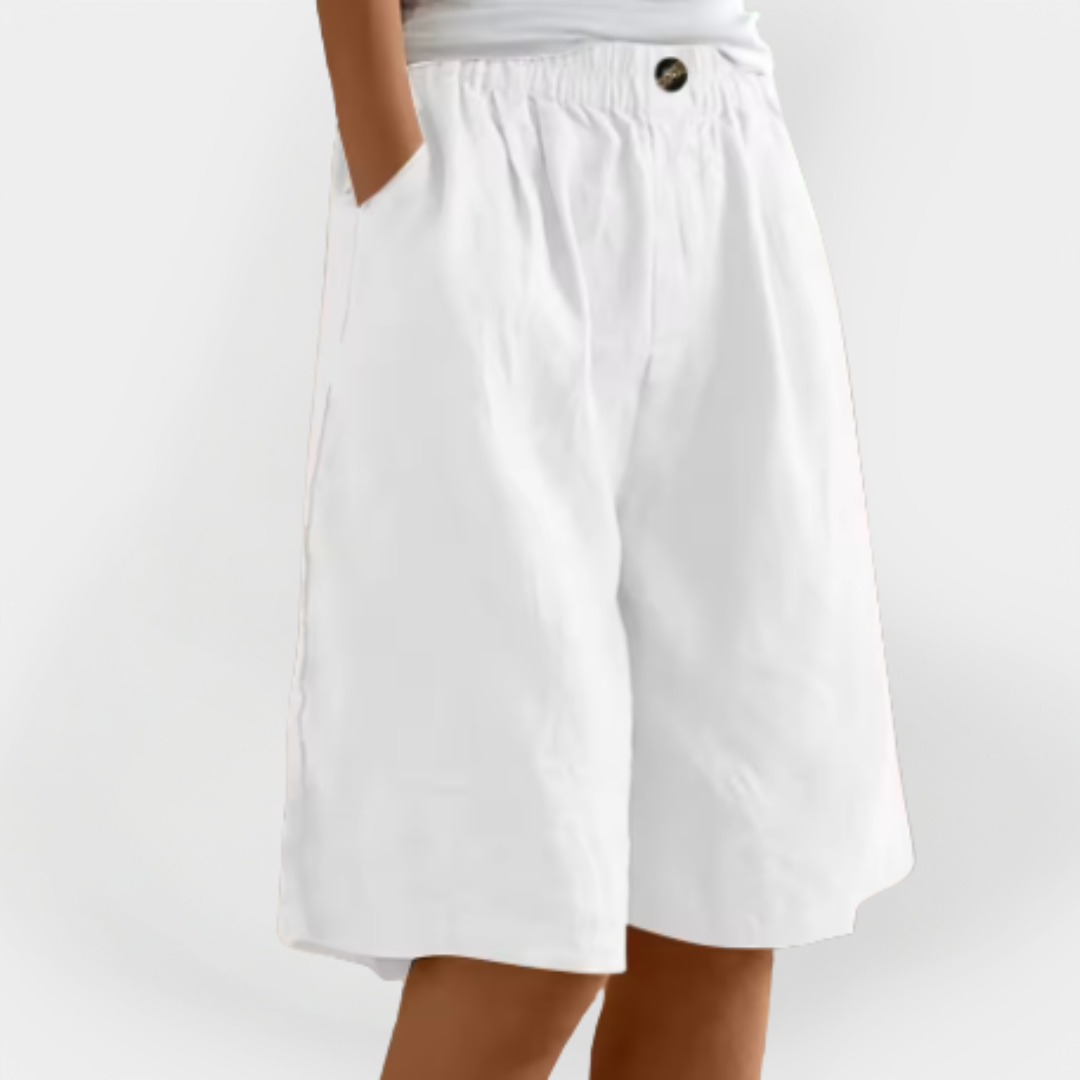 Céline - Pantalons Courts Lin