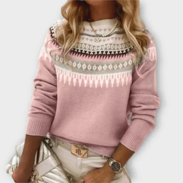 Justine - Pull Élégant Tricot