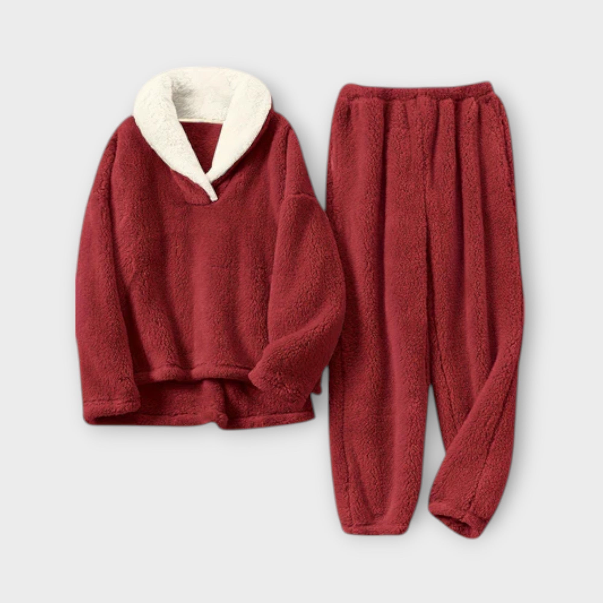 Sarah - Ensemble Flanelle Élégant