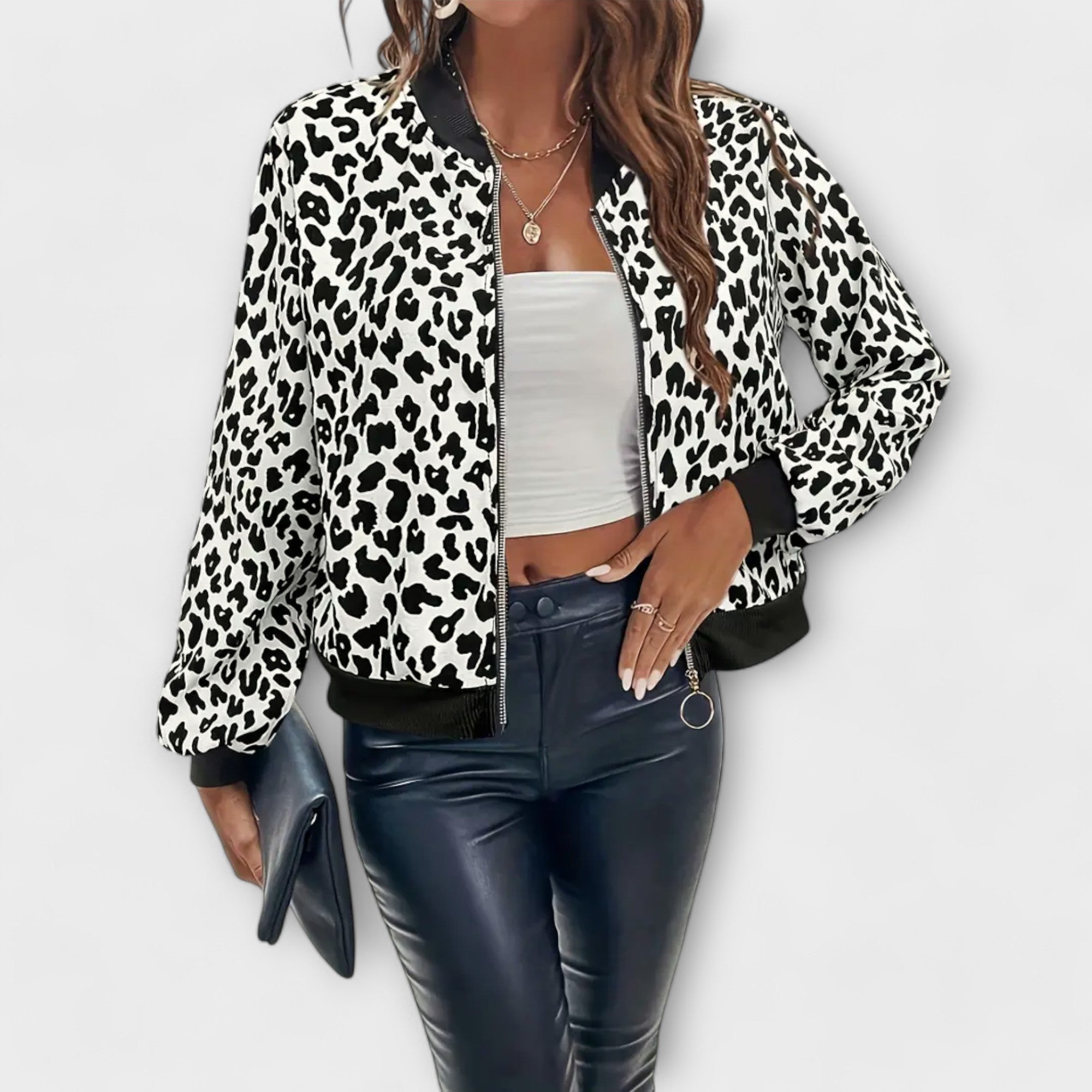 Margot - Veste Élégante Léopard