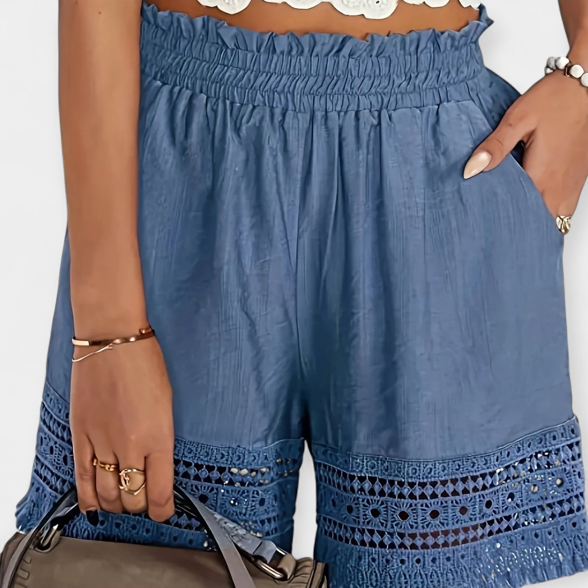 Justine - Shorts Dentelle Élégants