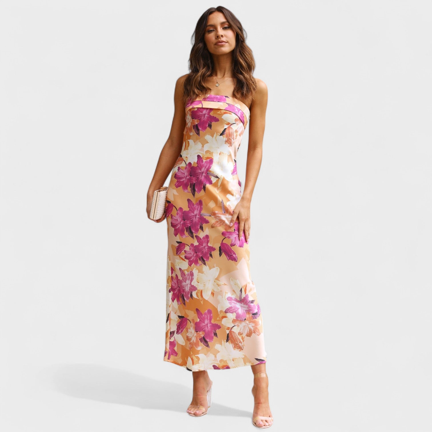 Céline - Robe Satinée Élégante