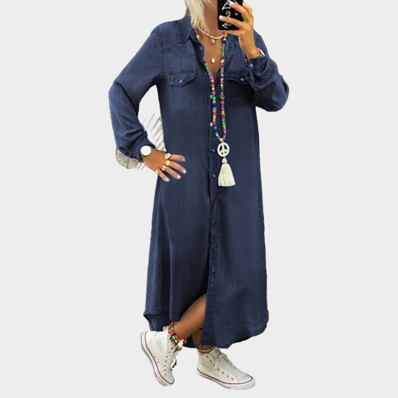 Inès - Robe Chemise Denim
