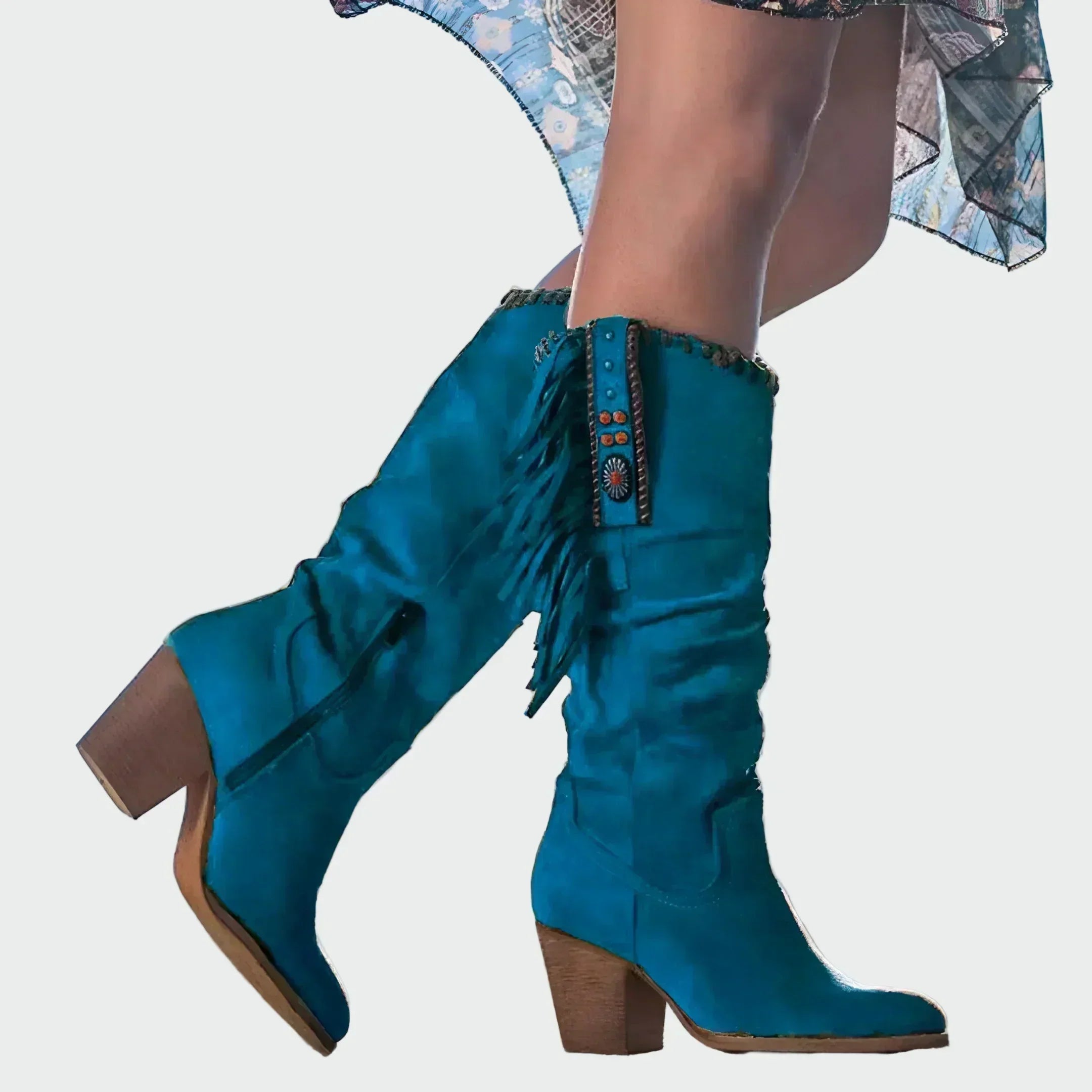 Margot - Bottines Cowboy Franges