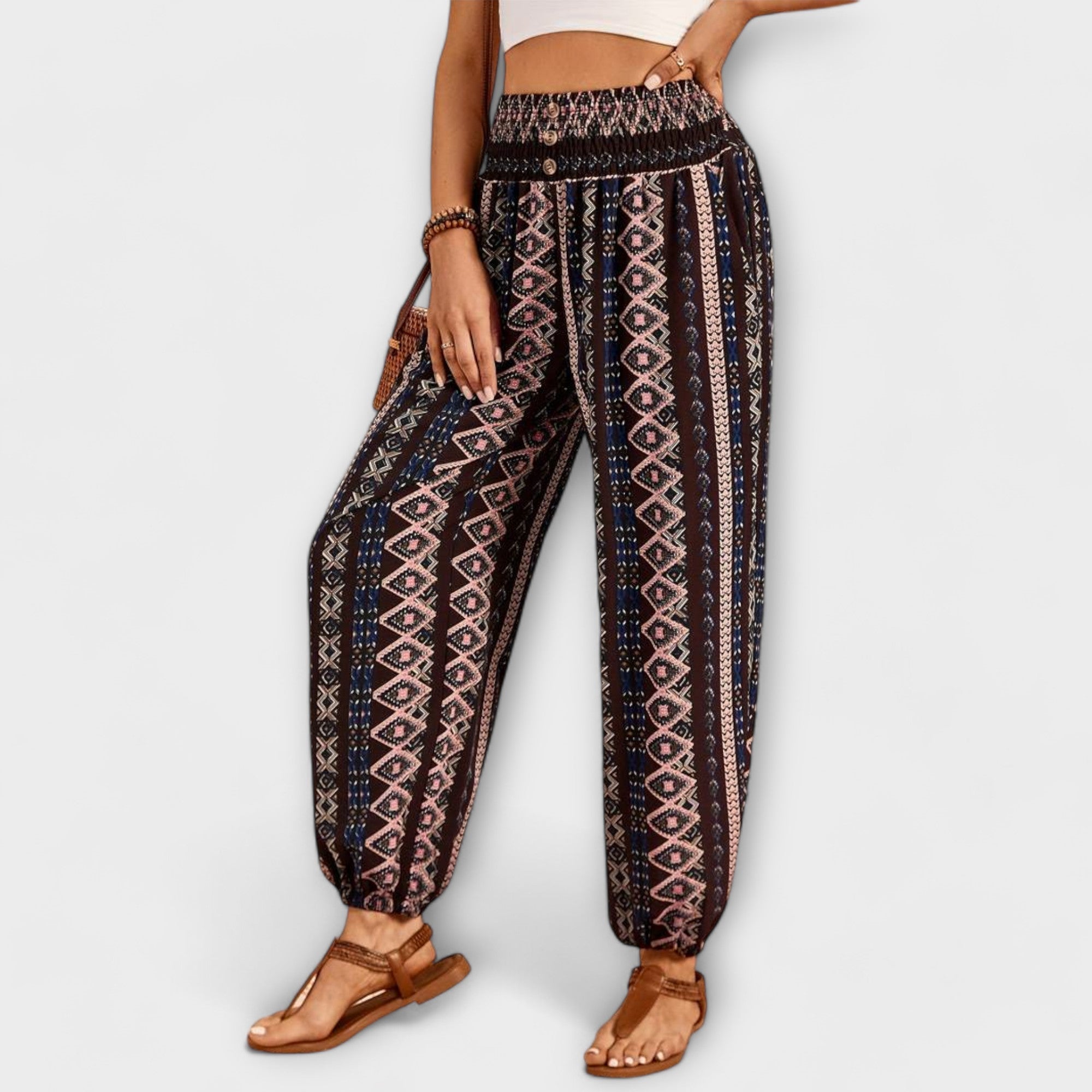 Clara - Pantalons Ethniques Élégants