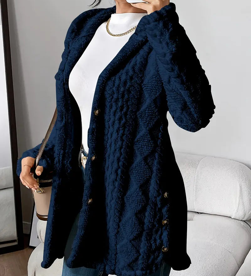 Anaïs - Manteau Capuche Peluche