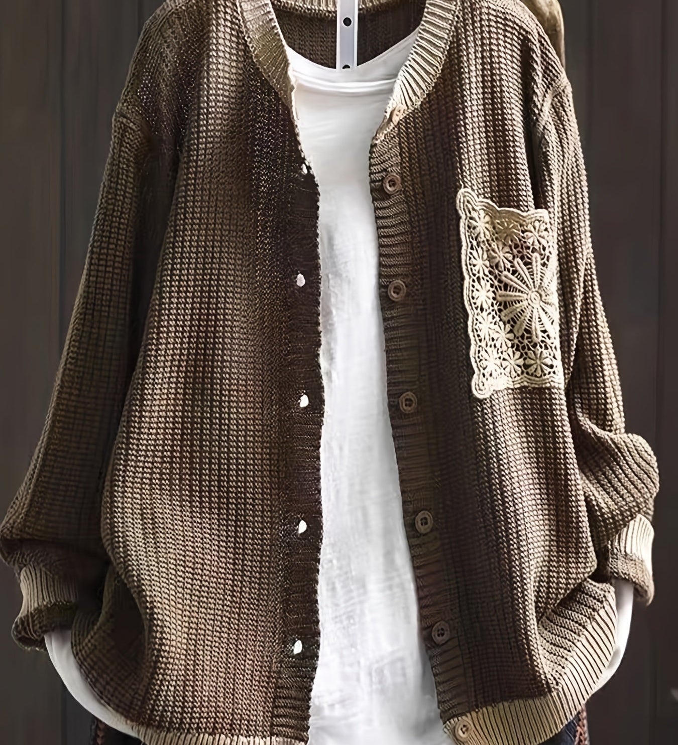 Justine - Manteau Tricot Élégant