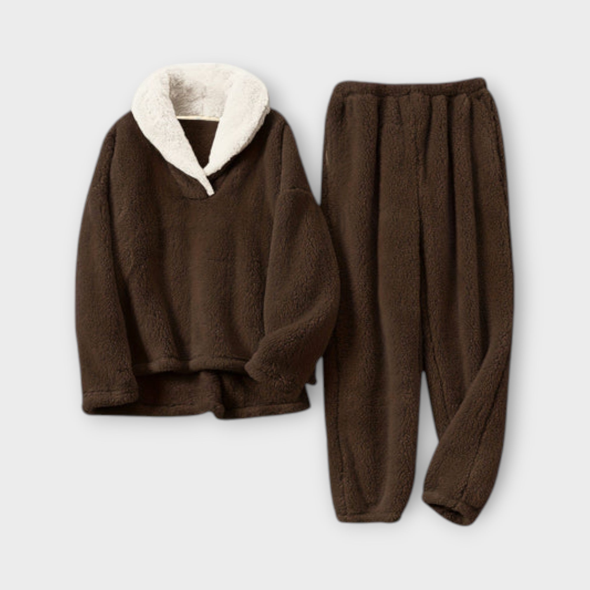 Sarah - Ensemble Flanelle Élégant