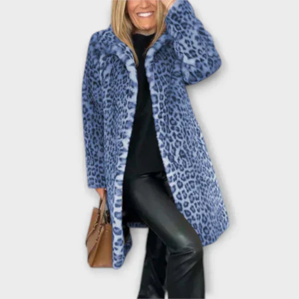 Maëva - Manteau Léopard Élégant