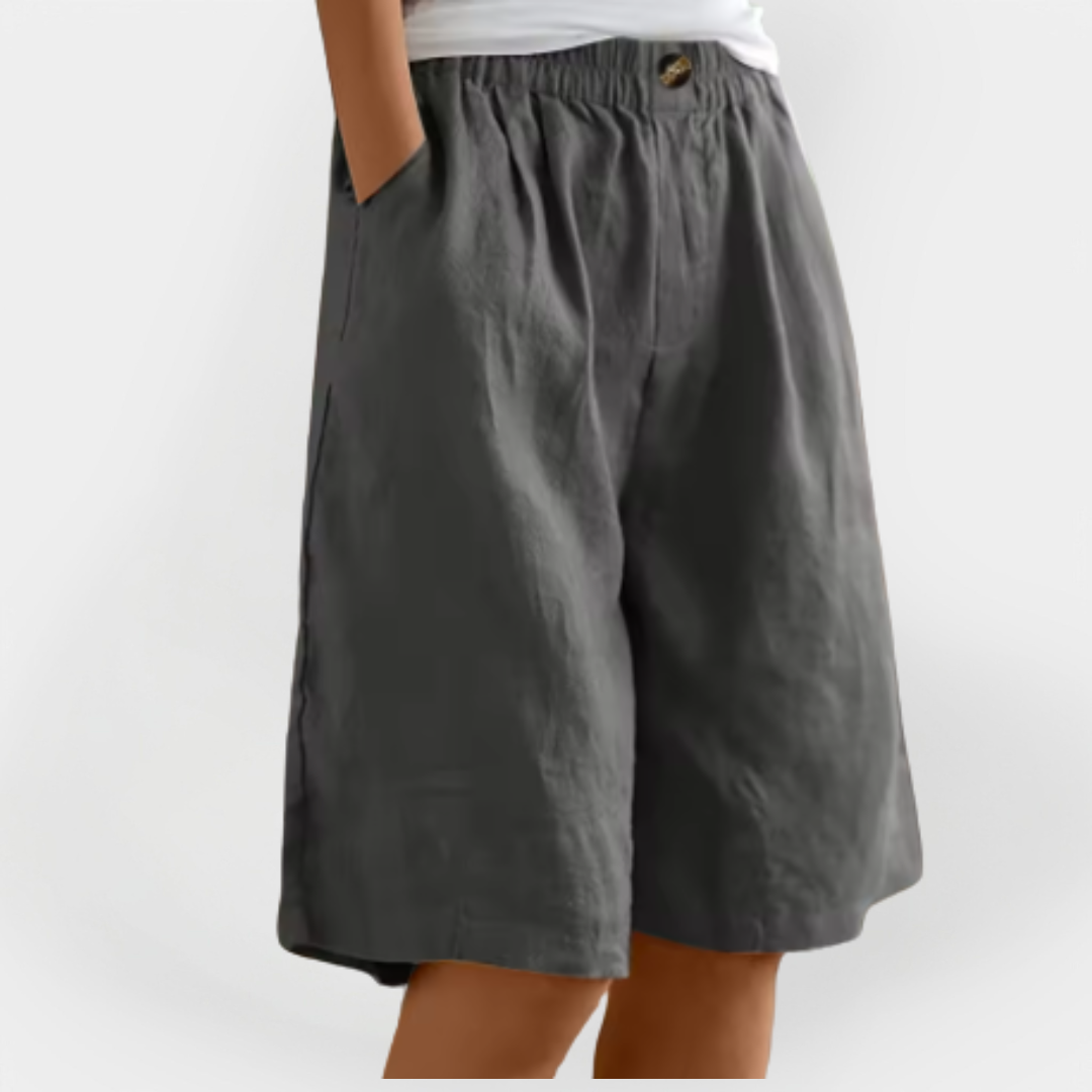 Céline - Pantalons Courts Lin