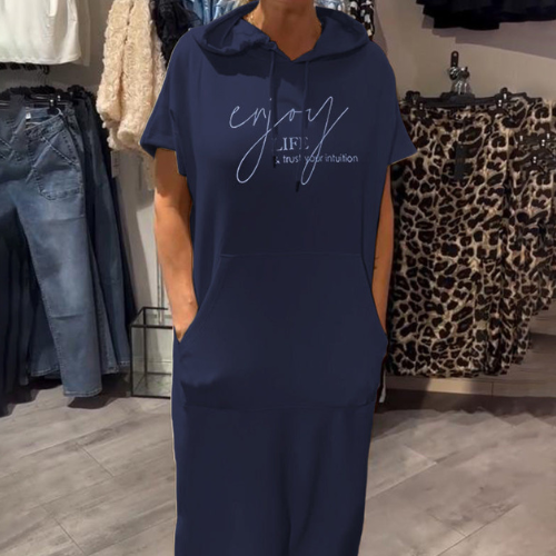 Élodie - Robe Casual Capuche