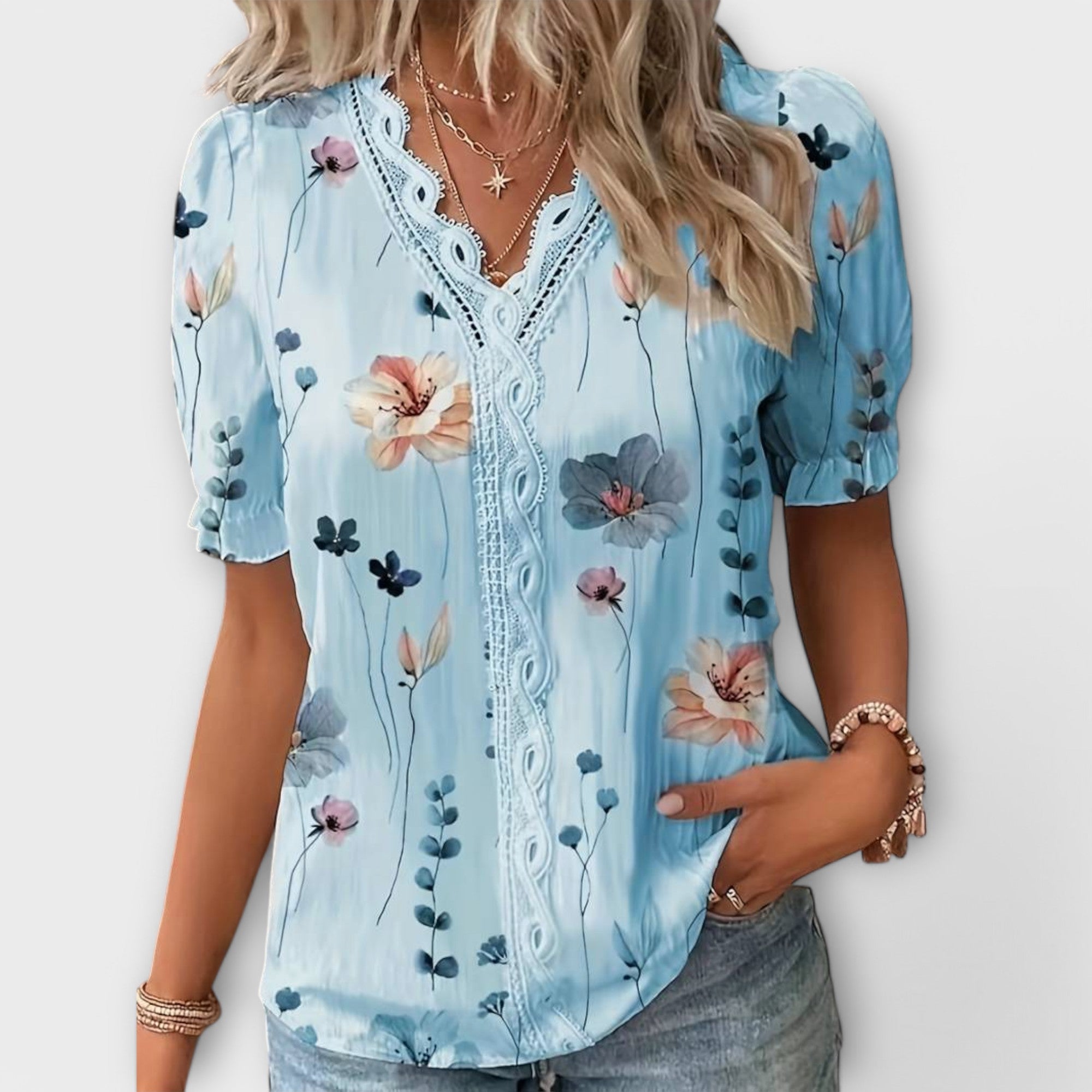 Sarah - Blouse V Col