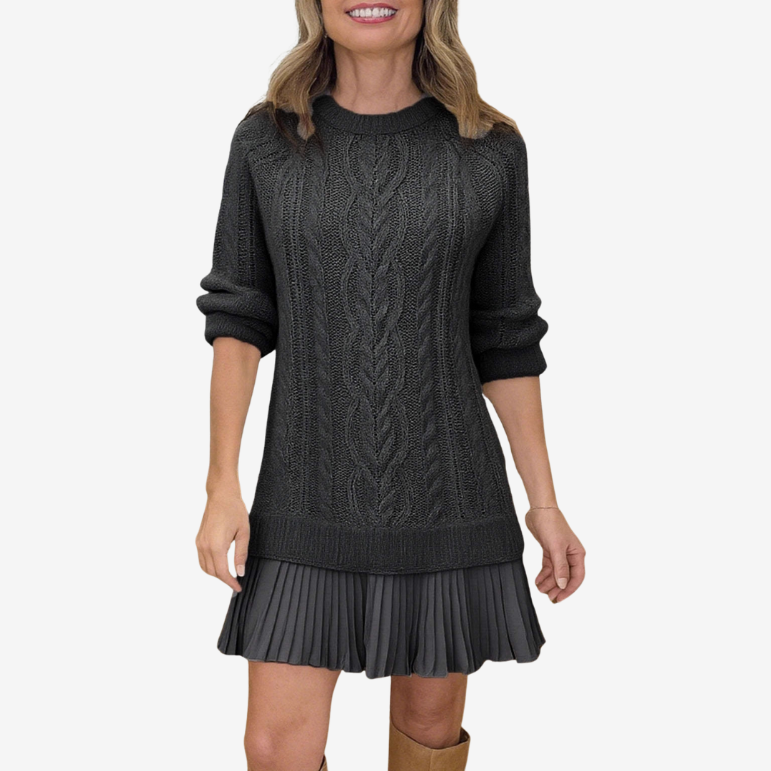 Anaïs - Robe Tricot Élégante