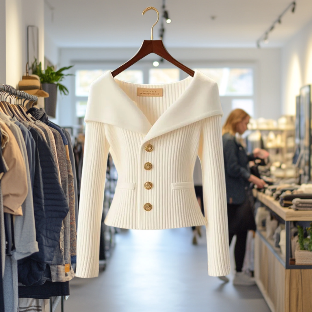 Margaux - Blouse Élégante Tricot