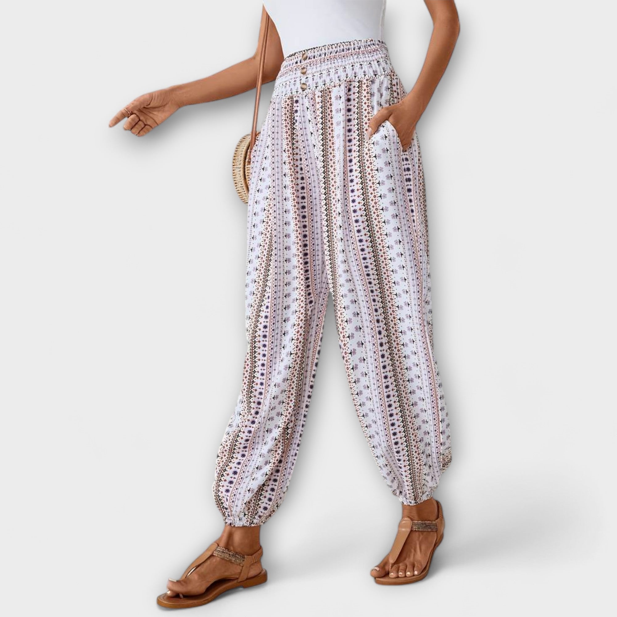 Clara - Pantalons Ethniques Élégants