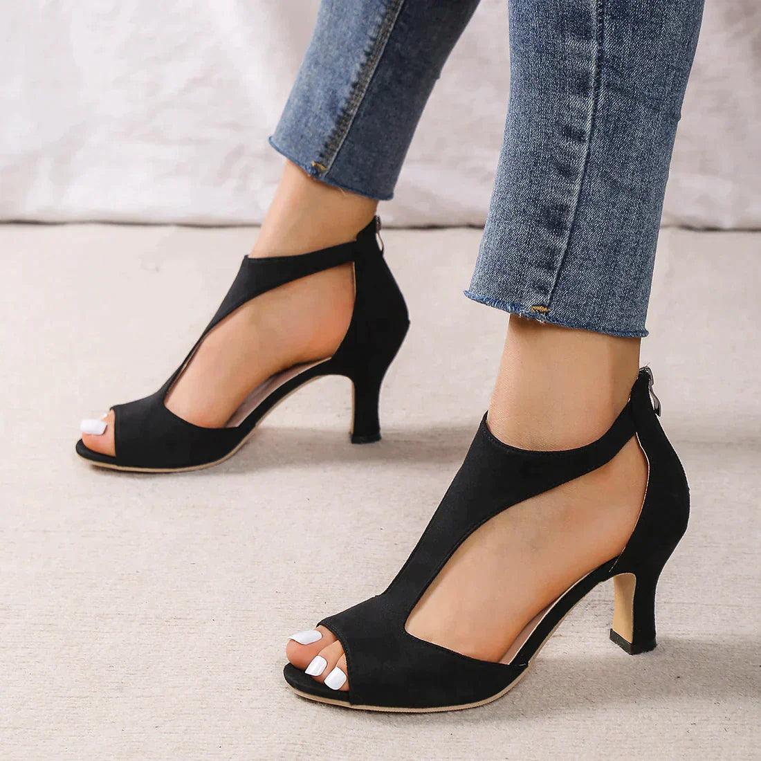 Anaïs - Sandales à Talons Ouverts