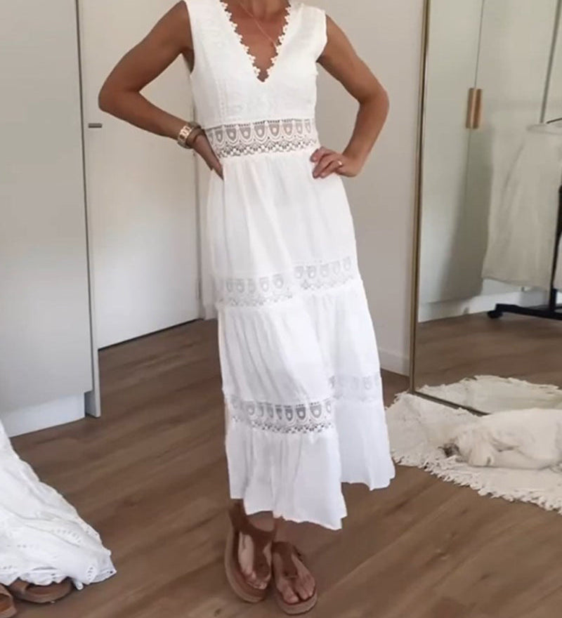 Sarah - Robe Longue Dentelle